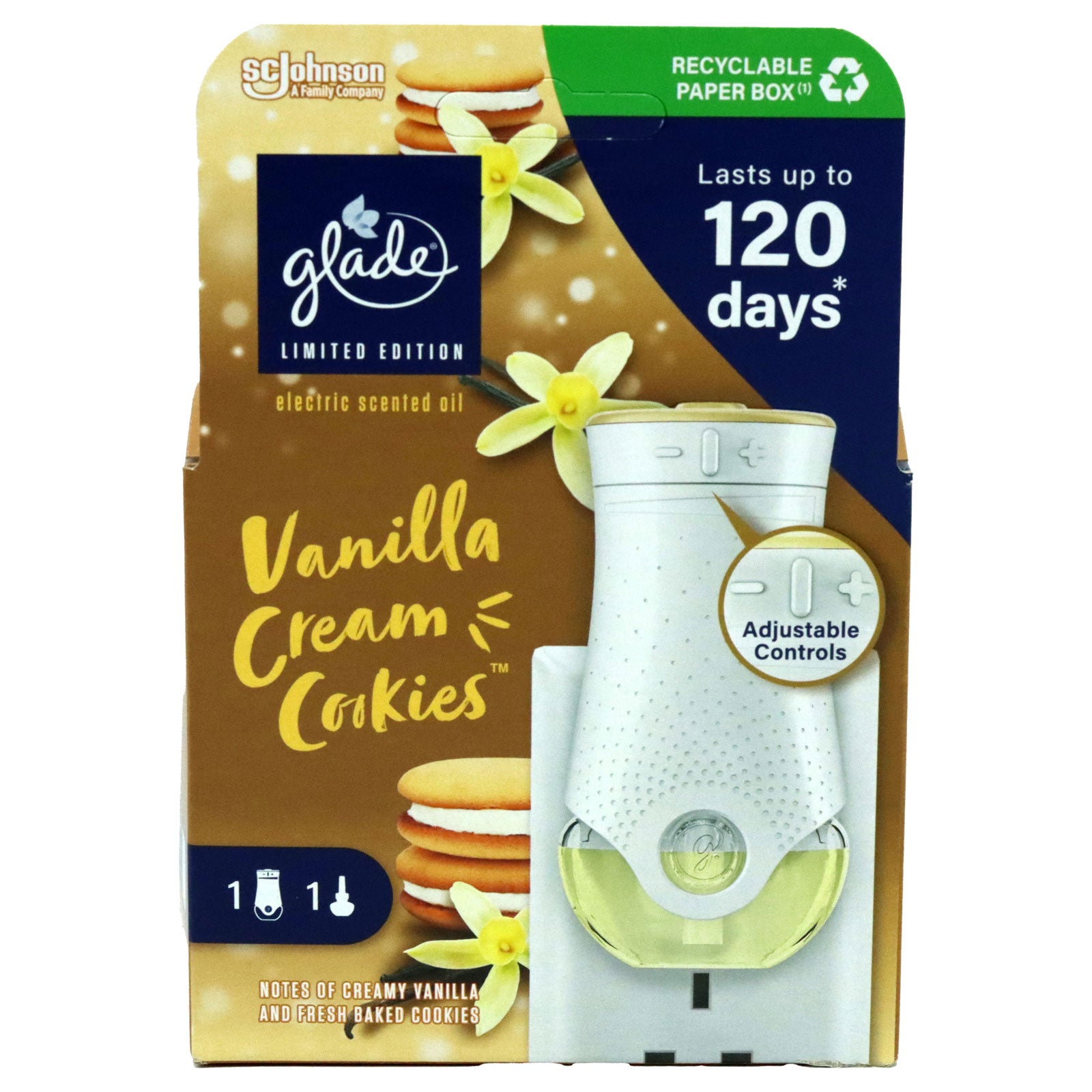 Glade Plug In Unit Vanilla 20ml Glade Plug In Unit Vanilla 20ml